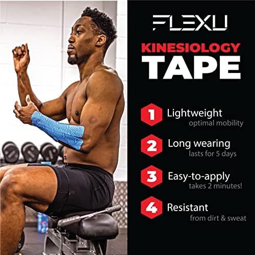 FlexU Kinesiology Tape Bulk Pack pre-Cut or Continuous