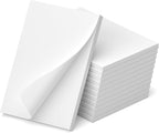 12 Pack Blank Note Pads 4x6 Inch, 50 Sheets Per Small Notepads, Blank Scratch Pads for Writing, Tear Off Notepads 4x6, Unlined Memo Pad of Paper, Server Note Pads Suitable for To Do Grocery List