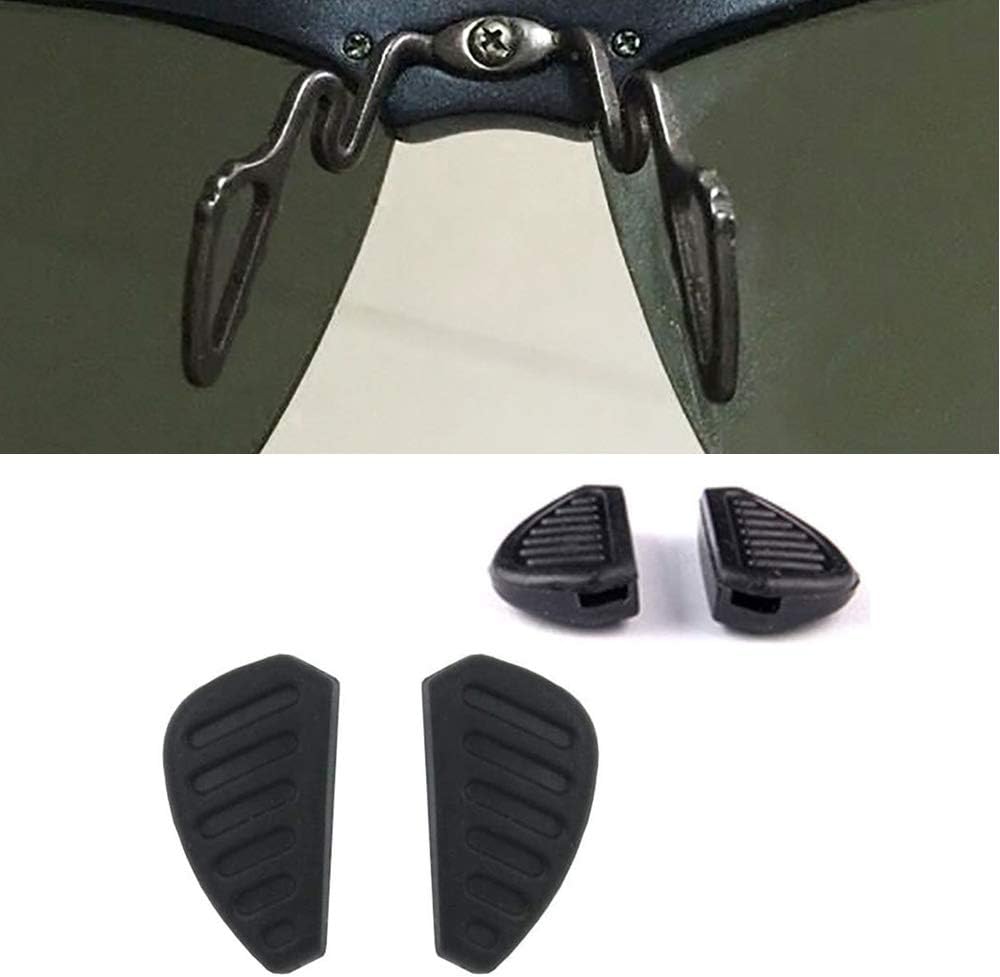Sunglass Nose Pads Eyeglass Nose Pads Slip On Push in 17mm 3Paris Soft Silicone Replacement Nose Piece Pads on Nosepads for Glasses Eyeglasses Sunglasses