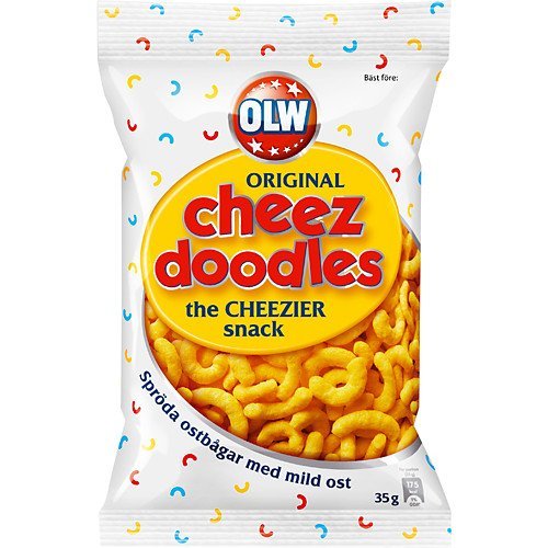 Olw Original Cheez Doodles 225g - Pack of 4