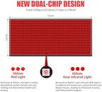 Red Light Therapy Mat for Body Pain Relief,Red Light Therapy Blanket 1280 LEDs Red Near Infrared 660nm 850nm Full Body Pad, 71"x 31" Large Red Light Therapy Pad