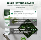 Tenzo Matcha Green Tea Powder - USDA Organic Premium Grade - Authentic Japanese Matcha Tea - Latte Powder - BetterBoost (1.06 Ounce)
