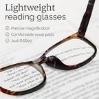 CCVOO +3.25 Reading Glasses for Women/Men, Eyeglasses, Blue Light Readers for Women/Men, Computer Eye Glasses, Cheaters