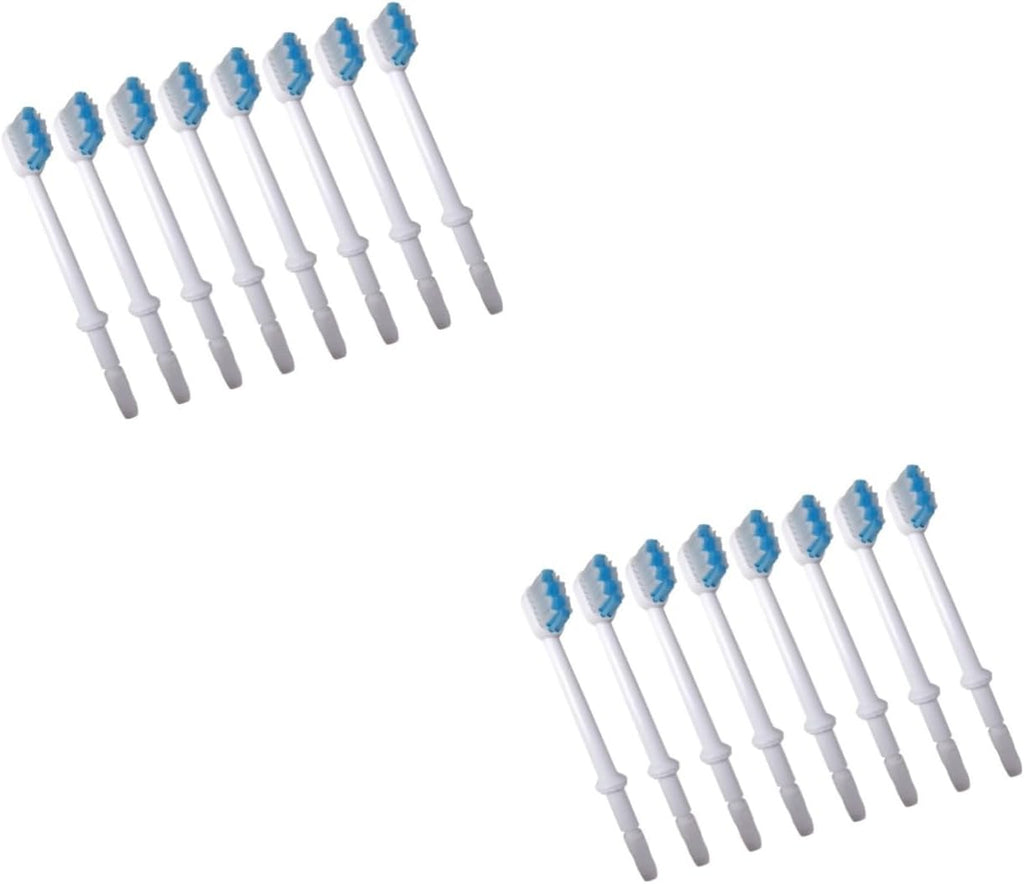 16pcs Teeth Water Flosser Brush Heads Replacement Compatible Oral Irrigators Oral Irrigator Brush Heads