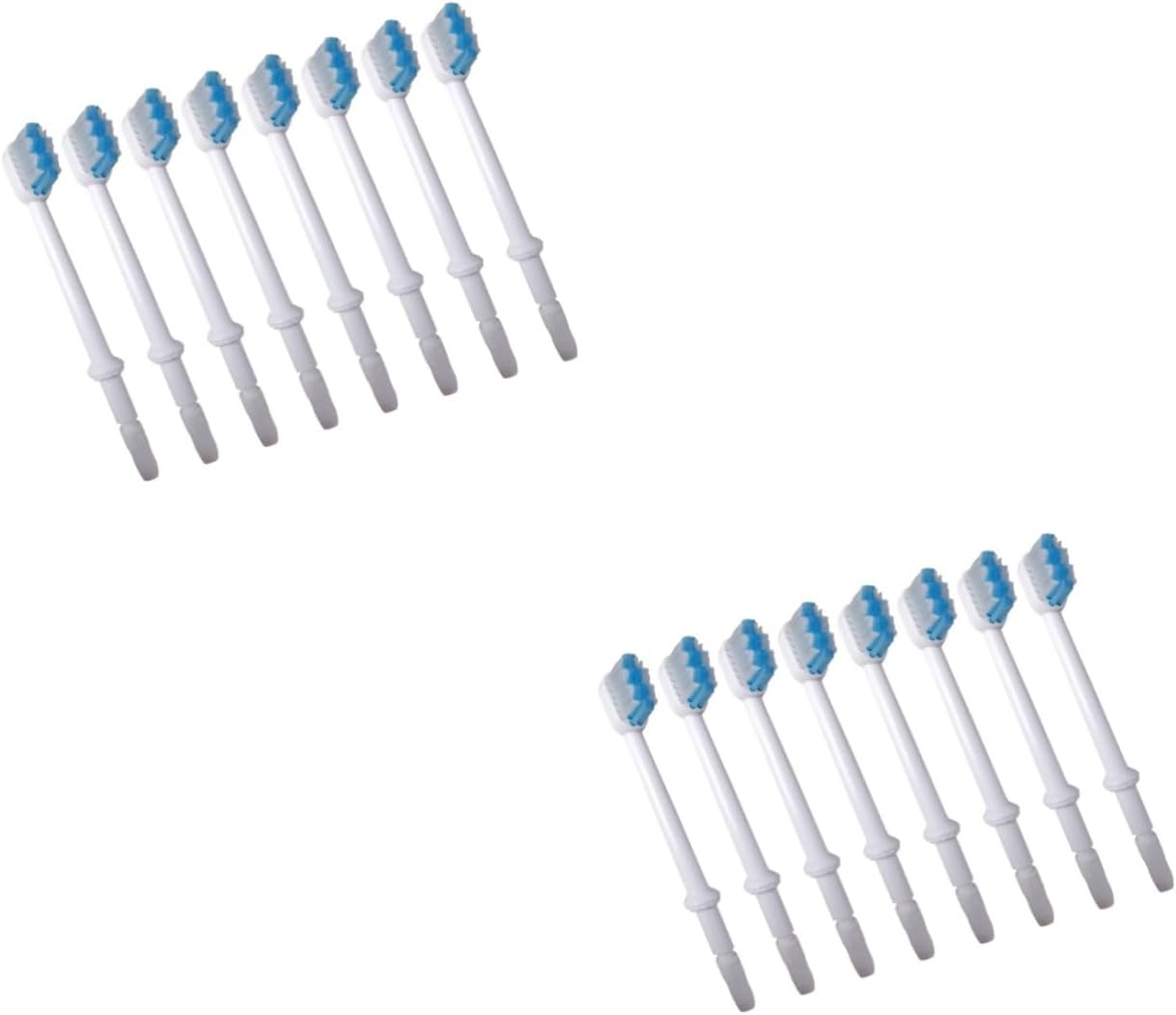 16pcs Teeth Water Flosser Brush Heads Replacement Compatible Oral Irrigators Oral Irrigator Brush Heads
