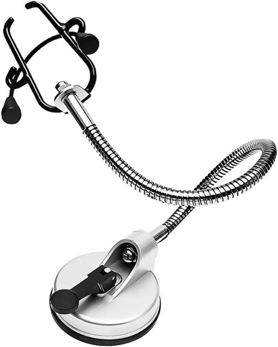 FOMIYES Stainless Steel Hair Dryer Holder Rotating Stand for Hair Brush Blow Dryer