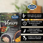 Riso Scotti Microwave Venere Wholegrain Black Rice 230 g