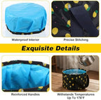 Molain Foldable Bucket for Soaking Feet, Portable Foot Bath Tub Spa Basin Black Footbath Bucket for Travel Home Pedicure Outdoor Camping