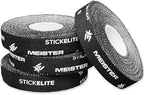 Meister StickElite Professional Porous Athletic Tape for Fingers & Toes - 15yd x 1/2" - Black - 4 Rolls