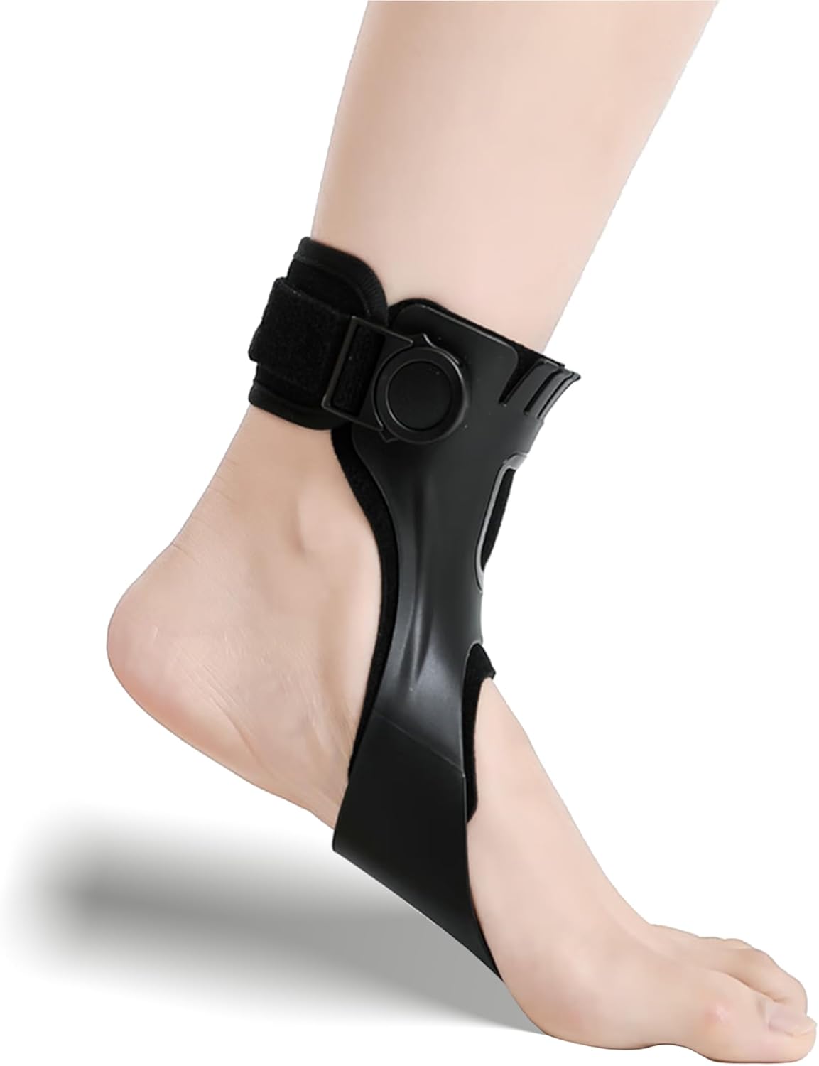 Professional AFO Drop Foot Brace Orthosis for Hemiplegia & Stroke Varus Foot Drop, Improve Walking Gait & Relieve Pain, Lightweight Foot Drop Brace for Men & Women, Left/Medium