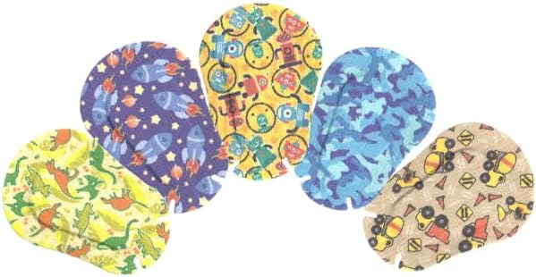 Ortopad® Bamboo Boys Eye Patches, 50/Box (Regular Size, 4+ yrs) Blue Camo Pack