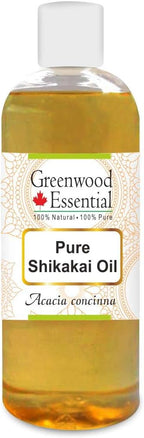 Greenwood Essential Pure Shikakai oil (Acacia concinna) Natural Therapeutic Grade 200ml (6.76 oz)