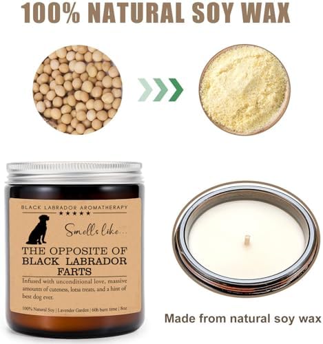 Black Labrador Candle, Black Labrador Funny Dog Gift, Black Labrador Mom, Black Labrador Dog Candle, Birthday Gift, Black Labrador Owner Gift, Dog Lovers Gift, Black Labrador Parents Day Gift