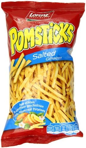 Lorenz Pomsticks Salted, 3.5 Ounce (Pack of 20)