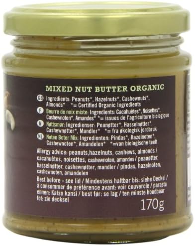 Biona Organic - Mixed Nut Butter - 170g (Pack of 3)