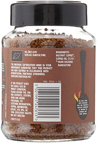 Clipper Fairtrade Organic Papua New Guinea Rich Roast Instant Coffee - 100 Grams