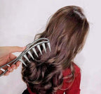 2Pcs Wide Tooth Comb for Wet Curly Wavy Thick Long Hair - Premium Plastic Grip for Wigs, Barber Salon - Large Shark Teeth Anti-Static Hair Combs for Men Women (Black, Grey)