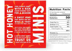 Nate's Hot Honey Minis - Single-Serve Hot Honey - 0.49oz Packets, 20ct box