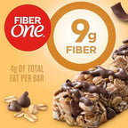 Fiber One Chewy Bars, Oats and Chocolate, Fiber Snacks, Mega Pack, 15 Ct, 21.2 oz