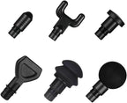 EDNEY 6 Pack Replaceable Massage Gun Heads, Muscle Massager Gun Accessories in Assorted Functions, Massage Head Outer Dia.18.6 mm (0.73 in), NOT Universal for All Massage Gun