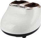 Foot Massager Machine with Heat, Shiatsu Deep Tissue Kneading, Rolling Massage, Air Compression for Plantar Fasciitis, Pain Relief, Relax for Home or Office Use (Color : White)