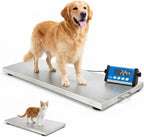 Veterinary Scale - Large Animal Digital Livestock Scale, 660 lbs Capacity, 44.09L x 20.47W x 1.77H
