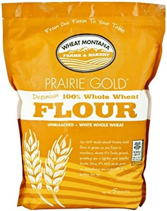 Wheat Montana Prairie Gold 100% Whole Wheat Flour (Pack of Two – 5 Lb. Bags)
