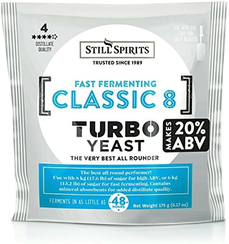2x Still Spirits Classic 8 Urea Turbo Yeast (US/UK/CAN Only) 20% ABV