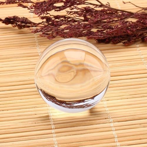 NIBHZ Clear Crystal Ball Asian Rare Natural Quartz Clear Magic Crystal Ball Sphere with Stand Base,White Crystal ball-150mm