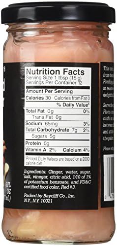 Sushi Chef Pickled Ginger, 6 Ounce