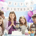 Kaoenla Black Gold Glitter Happy 14th Birthday Cake Topper - Hello 14/Cheers14，Happy fourteen Birthday Anniversary,14 years old birthday，14 & Fabulous Cake Topper Party Decor (14th)