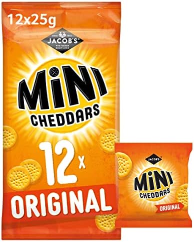 McVities Mini Cheddars 12 Pack 322g