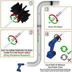 20-Feet Dryer Vent Cleaner Kit with Drill Attachment and A Collection Bag