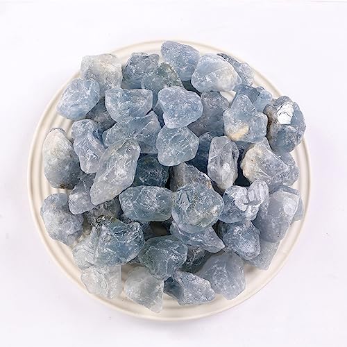 Kyanite Raw Crystals, Large 1.25-2.0" Healing Crystals Natural Rough Stones Crystal for Tumbling, Cabbing, Fountain Rocks, Decoration, Polishing, Wire Wrapping, Wicca & Reiki
