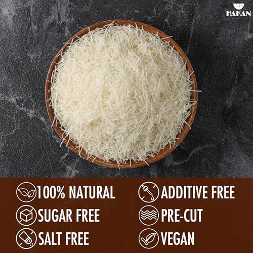Hakan Kataifi Shredded Phyllo Dough, 1.1 lb. (500 g) Kataifi Pastry, Kadayif for Dubai Chocolate Bar Pistachio, Knafeh, Kunafa Dough, Middle Eastern and Mediterranean Pastries