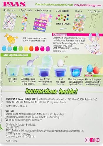 PAAS Deluxe Easter Egg Decorating Kit - America's Favorite Easter Tradition