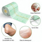 LotFancy Tattoo Aftercare Bandage, 4" x 12 Yards Roll, Transparent Film Dressing, Waterproof Protective Tattoo Wrap Tape for Second Skin Healing, Tattoo Supplies and Scar Therapy