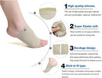Elitzia Foot Care Hallux Valgus Silicone Support Sole Half Sock Wrap Around Foot Arch Sock Daily Use Comfortable Support ETFT030