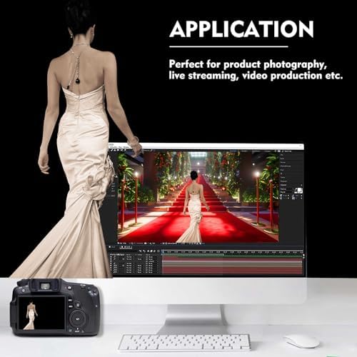 Black Photo Backdrop for Photoshoot, Black Photography Backdrop for Portraits, Fabric Background for Product Photography and Video Creation 8FTx10FT