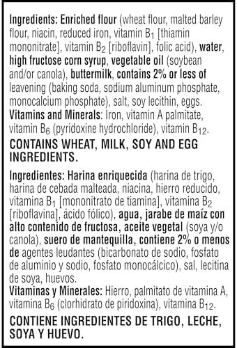 Eggo Minis Frozen Pancake Bites, Frozen Breakfast, Breakfast Food, Buttermilk, 14.1oz Box (40 Pancakes)