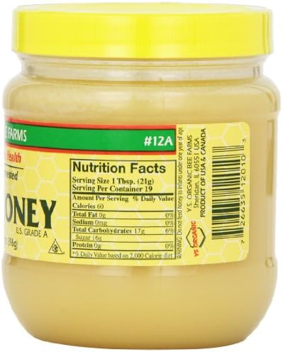 YS Organic Bee Farms - Healthy Honey (Raw), 14 oz