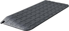 Rubber Wheelchair Threshold Ramp, 1"/1.5"/2"/2.5"/3"/3.5"/4" Rise Options, Wheelchair Ramp 7000Lbs Load Capacity, Non-Slip Textured Surface for Wheelchairs, Scooters (2.0" Rise)