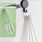 10 Pack Straw Cleaning Brush Set Soft Bristle Tube Cleaner with Stainless Steel Handle Reusable Straw Glass Bottle Pipe Cup