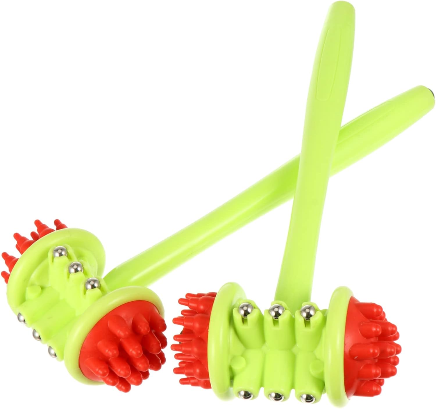 FOMIYES 2pcs Massage Hammers Therapy Tools Made of Material for Full Body Long Handle for Home Office