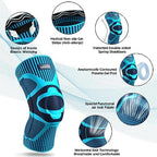 NEENCA Knee Brace for Knee Pain Relief, Medical Knee Support with Patella Pad & Side Stabilizers, Compression Knee Sleeve for Meniscus Tear, ACL, Arthritis, Joint Pain, Runner, Sport- FSA/HSA APPROVED