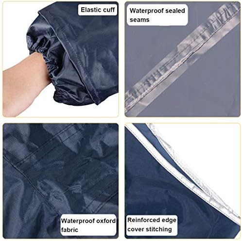 KRATARC Outdoor Rain Poncho Reflective Waterproof Raincoat Camping Hiking Cycling with Hood for Men Women Adult