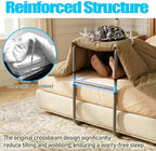 2-Way Adjustable Blanket Lifter for Feet with Reinforced Structure | Post-Surgery Recovery Support to Relieve Pressure on Foot, Knee & Ankle for More Comfortable Sleep, with 4 Clips & Non-Slip Foam
