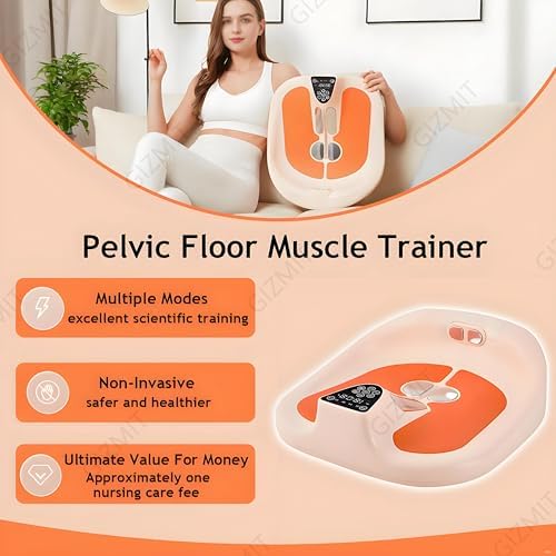 Pelvic Floor Chair, Electric Pelvic Floor Muscle Trainer, Pelvic Floor Chair for Postpartum Repair, Portable Kegel Trainer for Women