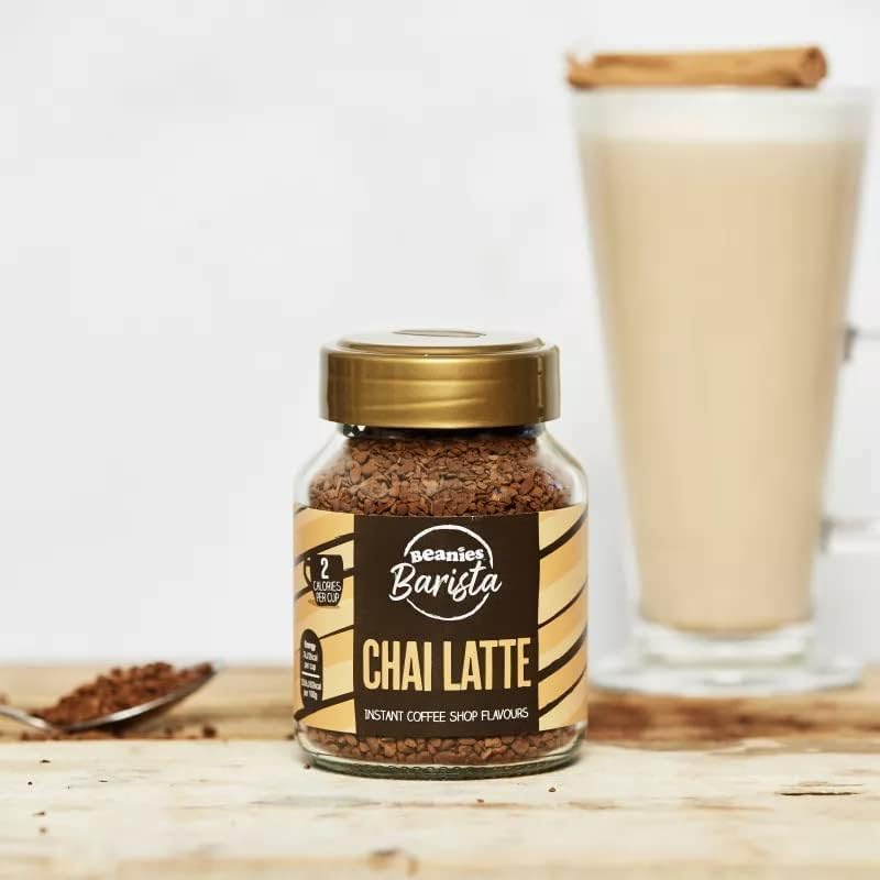 Beanies Flavoured Instant Coffee PICK ANY 6 Jars (50g) from 50+ Flavours Inc. Turkish Delight, Chocolate Orange, Chai Latte, Cookie Dough, Hazelnut, Caramel, Vanilla and More