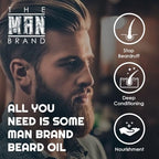 Bay Rum Beard Oil for Men Natural Beard Oil with Rich Bay Rum Scent for Beard Conditioning and Care, Soften and Hydrate with Leave-In Formula (1 Ounce)